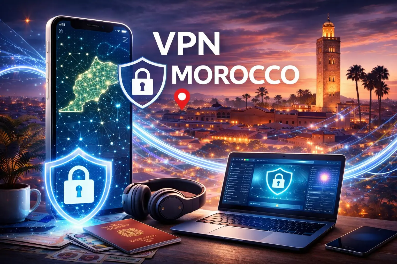 VPN Morocco sichere Internetverbindung in Marokko