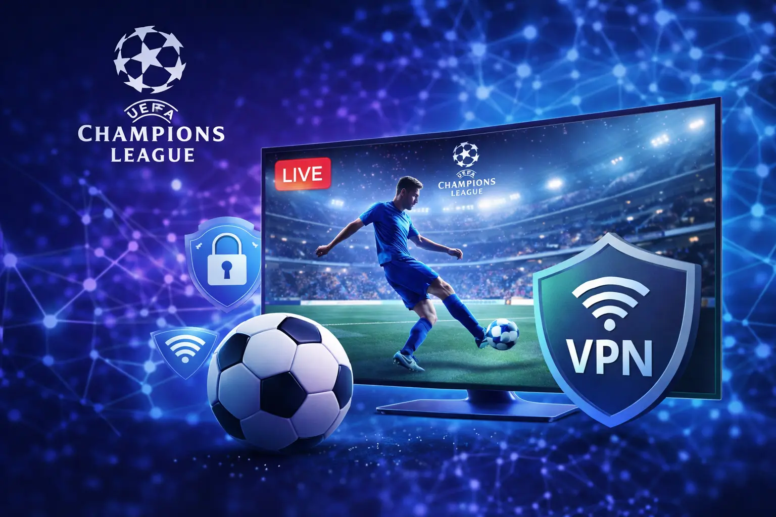 champions league vpn für sicheres und stabiles Fußball-Streaming
