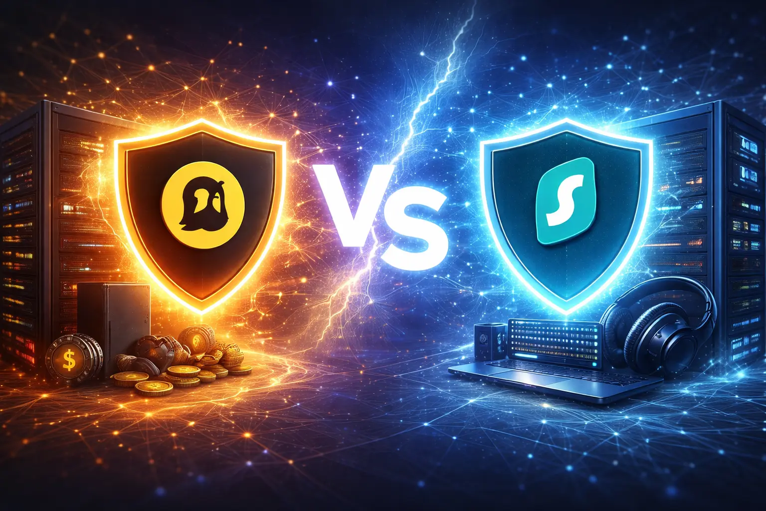cyberghost vpn gegen surfshark vpn im direkten Vergleich
